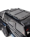 Heavy Duty Carbon Fiber Roof Cargo Rack For One Ten Scale Rc Crawlers Lightweight Gear Carrier on black crawler roof.