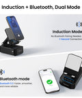 Cell Phone Stand With Instant Wireless Induction Speaker 1 Second Connection And No Pairing Needed All In One Desk Gadget