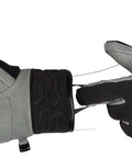 Geko Ice Pro Glove Waterproof With DRYZONE Membrane and PrimaLoft Gold 60g Insulation showcasing palm detail, Black Medium