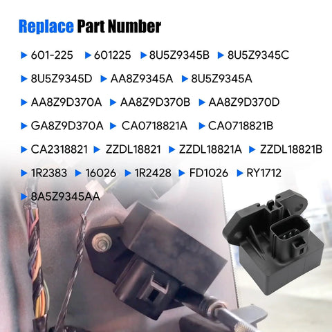 Fuel Pump Drive And Control Relay Module Fits Ford E150 E250 E350 E450 F150 2009 2014 And Lincoln MKS MKT 2009 2016 Mercury Milan Mariner 2009 2011 Replacement Part Plug And Play