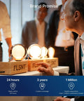 People discussing Dimmable LED Candelabra Bulbs 60W Equivalent B11 Chandelier Lights with E26 Base on display