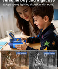 Kids Binoculars With Night Vision Camera And 10X Optical Zoom, Magic Adventures Telescope Toy Gift For Boys And Girls Ages 3 To 10 Plus, Day And Night Viewing On A Bright 2.4 Inch Screen For Outdoor Explorers used by child with adult