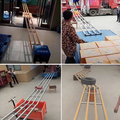 Lightweight 12 Inch By 79 Inch Steel Conveyor Roller With Unloading Pulley Silver Finish Ideal For Water Carton Handling, Go To Warehouse And Logistics Solution, Durable And Efficient In Busy Industrial Settings. Steel roller conveyor moving cartons in warehouse use