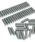52-Piece 5mm x 20mm Dowel Pins Stainless Steel 304 Shelf Pegs for Wood Furniture and Beds M5 Pins With Tight Tolerances