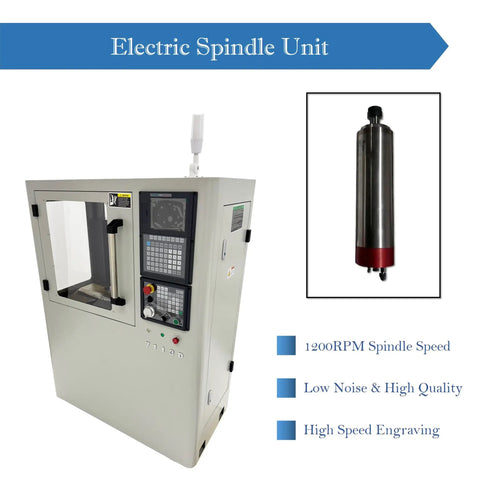 Programmable CNC Drilling And Milling Machine With 12000RPM ER20 Spindle Dual Cooling And Safety Guard 220V