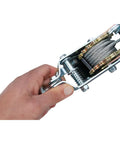 Close-up of 2 Ton Power Puller Winch With 12 Foot Aircraft Cable Auto Notch Time Release for heavy load pulling.