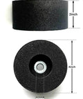 Green 4 Inch Grinding Stone For Angle Grinder, 120 Grit Abrasive Wheel, heavy-duty stone surface with measurements shown.