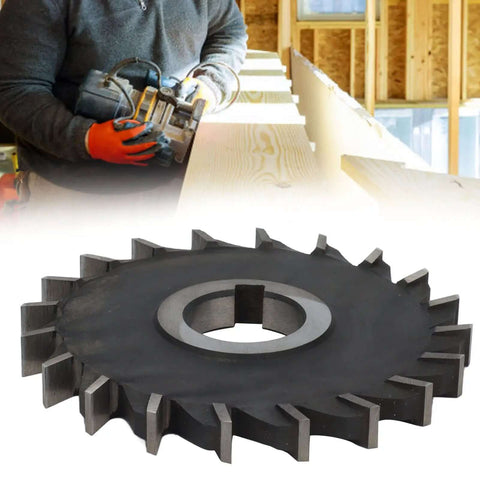 Gear Cutter Disc Set with HSS Milling Cutter for Involute Gear Cutting in Metalworking and Machining, 32mm Inner Bore, 125x12mm Size