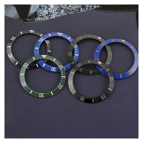 Ceramic Bezel Insert For 43mm Sea Dweller GMT Watch Face Replacement Bezel Durable Deep Sea Style Ideal For DIY Watch Repair