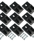 9 Piece 3 Point Auger Teeth With Screws Replacement Set For Heavy Duty Post Hole Diggers Skid Steers And Tractors displayed