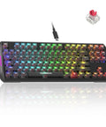 Flux87 He Mechanical Gaming Keyboard With Crisp Hall Effect Magnetic Switches, 0.01mm Rapid Trigger, fully adjustable RGB lighting.