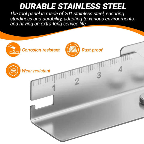 Straight Up Heavy Duty Wheel Alignment Tool Kit With Adjustable Extension Rod And Precision Stainless Steel Toe Plates For Street Vehicle Tuner Garage Setup