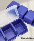 6 Pack Screw Organizer Box With Lid For Garage And Workshop Four Compartments Small Parts Bins Plastic Hardware Storage