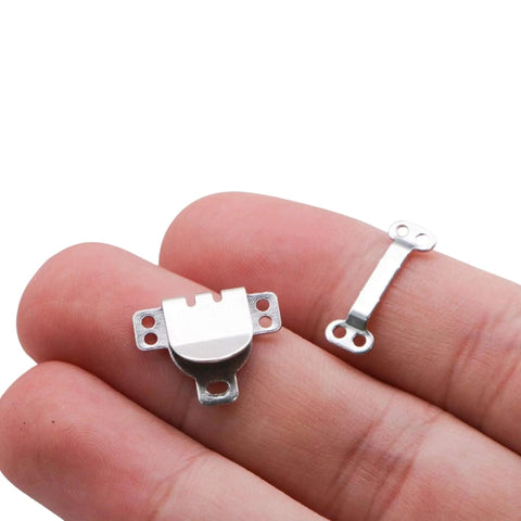 Super Tough Stainless Steel Hook And Eye Closures For Pants Skirts And Dresses Nickel Sewing Notions for mending clothes in hand