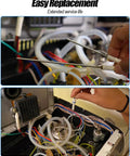 Premium Steam Probe Replacement Set For Breville Oracle Dual Boiler Coffee Makers shown during installation, highlighting easy replacement.