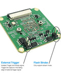 Global Shutter Raspberry Pi Camera Module With IMX296 Mono Sensor, 1456x1088 Resolution At 60fps, External Trigger Ready