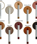Wood Repair Wax Stick Kit With 10 Blendable Colors For Scratches On Hardwood Floors Cabinets And Furniture No Tools Mess Free Long Lasting Touch Ups 5 Piece Set with color samples shown