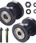 8mm And 10mm Chain Roller Pulley Tensioner Wheel Guide For Motorcycle Mini Bike ATV Pit Dirt Bike Parts Black Rugged Rubber