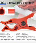Killer PEX Expansion Tool Kit For F1960 ProPEX Systems with CT01 Radial PEX Cutter, SK4 blade, nylon fiberglass grip