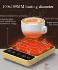 Electric Cup Warmer And Chiller For Desk Rapid Heat Chill Base 350Ml Portable Beverage Heater with heating cup and controls.