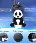 High Speed Flexible TPU Filament 1.75mm 1kg For Fast Prints With Dimensional Accuracy About 0.03mm Sweet For Flexible Parts In Robotics And Fashion Projects Works With Most FDM 3D Printers Grey, showing a panda print on 3D printer with specifications.