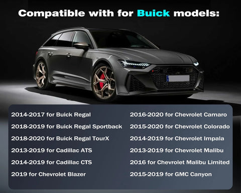 High Output 150A 12V Alternator With CW Rotation And 5 Groove Pulley For GM Cars Like Buick Models List and Compatibility Chart.