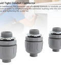Tough As Nails 20 Pack Half Inch Npt Liquid Tight Conduit Connectors, rugged nylon fittings for HVAC and electrical work.