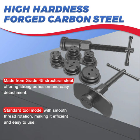 Pro-Grade Heavy Duty Disc Brake Piston Caliper Wind Back Tool Set Universal 28-Piece Forged Carbon Steel Components