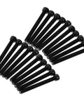 M5x50mm Hex Socket Head Cap Screws Black Steel Bolts Heavy Duty Fasteners For Furniture And Machinery Fully Threaded Non Deformation