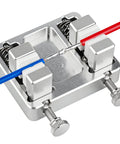Aluminum Soldering Clamp With Ceramic Jaw Adjustable Welding Fixture For Circuit Boards PCBs Wires And Jewelry Soldering.