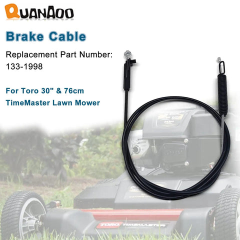 Must Have Brake Cable 133-1998 For Toro Timemaster 30 Inch Lawn Mower Blade Engagement Replacement Part Shown