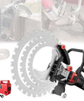 Heavy Duty Electric Concrete Saw Handheld Circular Cutter With Inline Water Mist System Eight Kilowatt Wall Grooving Machine for precision cuts.