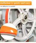 Installed Premium Urethane Bandsaw Tires 14 Inch By 1 Inch By 0.095 Inch Two Pack With Quick Install No Adhesive Needed