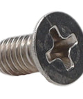 Top Tier Coffee And Espresso Machine Cross Head Flush Screw Replacement Part For No Sweat Appliance Repairs Keeps Your Morning Grind Rolling Smooth Always Direct Swap For Legacy Hardware 12985402 close-up view of silver crosshead screw