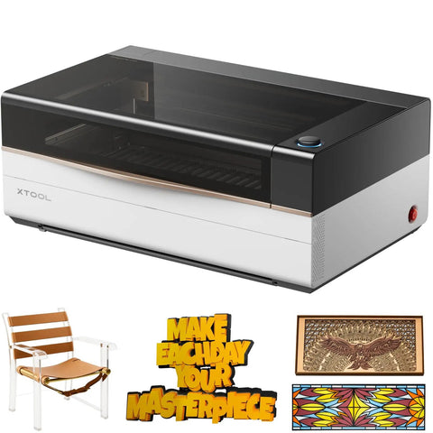 80W CO2 Laser Cutter With Intelligent Automation, Desktop Engraver With Dual HD Cameras, high speed, large work area
