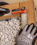 Using Digital Angle Finder 3 In 1 For Inside And Outside Angles, Lengths, And Miter Saw Protractor Angle Calculation on wood