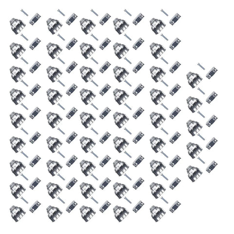 Heavy Duty 50 Pack 3 8 Inch Duplex Wire Connector 90 Degree Sweep Elbow Compatible With Ac Mc Nm Electrical Cables displayed in rows.
