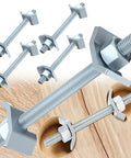 DIY Friendly Countertop Miter Bolt Kit 5 Pack M8x100mm Draw Bolt Connector For Butcher Block Furniture Joints And Table Top Hardware