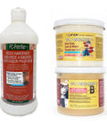 Wood Repair Epoxy Paste And Wood Hardener Kit DIY Friendly With 24 Oz Woody Paste And 32 Oz Petrifier for rotted wood repair.