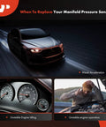 Engine MAP Sensor Absolute Pressure For GM Trucks And SUVs Fits Canyon Envoy Savana Sierra Terrain Yukon 2008 To 2021 Including 1500 2500 3500 HD Direct Fit Premium Replacement Workhorse Quality signs of weak acceleration and unstable engine idling
