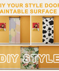 Space Saving Bifold Barn Door Kit with Pre Assembled Panels and Sliding Hardware Solid Core Construction, three painted styles.