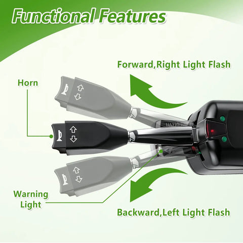 Functional features of Golf Cart Turn Signal Switch With Horn Button Compatible With Club Car Precedent Tempo Carryall Turf Onward 2004 2026