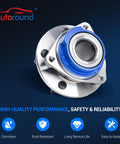 Wheel Hub And Bearing Assembly Replacement For 2000 To 2008 Chevrolet Impala 2003 To 2007 Buick Regal And 2003 To 2008 Pontiac Grand Prix With Five Lugs Non ABS Beefed Up For A Smooth Sturdy Ride And Long Lasting Performance