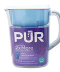 7-Cup Water Filter Pitcher With Faster Filtration, LockFit Cap, NSF Certified to Reduce Microplastics and Chlorine, Dishwasher Safe