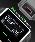Counterfeit Bill Detector With 2.8 Inch Digital Screen, UV MG IR And Image Detection, display showing currency details