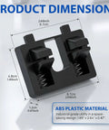 Multi Angle Adjustable Soldering Wire Holder Clamp with Dual Spring Clips Flexible Helping Hands for DIYers and Home Crafters Electronics Wiring Repairs and Welding Accessories, ABS plastic, 1.89 x 2.64 x 0.47 in