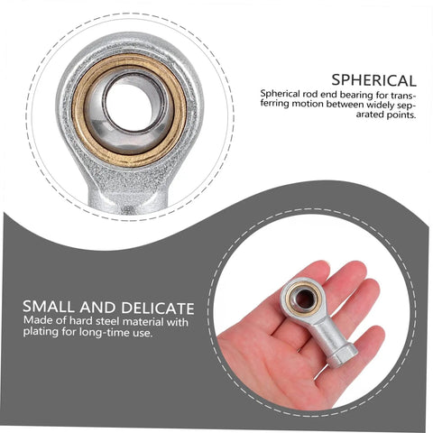 4 Pack Rod End Joint Bearings With Female Threads For Pneumatic Systems Self Lubricating Design Built For Heavy Machinery And Automation Equipment Ideal For Gearheads And Pro Shops, steel spherical bearing