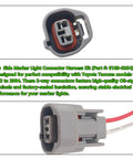 Toyota Tacoma Side Marker Light Connector 2 Way Harness Pigtail Replacement 6189-0264 front view with wire detail