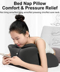 27 Degree Ergonomic Memory Foam Prone Pillow For Sleeping With Face Down Design Ideal For Stomach Sleepers Aligns Neck And Spine