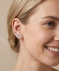 Gold Stud Earrings Set For Women 12 Pairs In 3 Styles And 4 Sizes Hypoallergenic Jewelry Kit Featuring CZ Sparkle Studs Shiny Gold Ball Studs And Classic Pearl Studs For Everyday Wear, 3-6mm